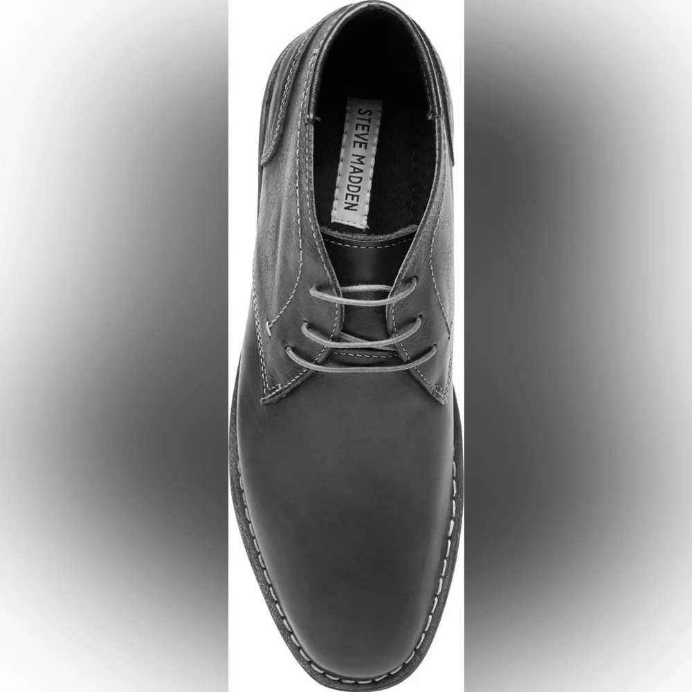 Steve Madden Harken Chukka Leather Ankle Boots Sz 7.5 BNWOB
